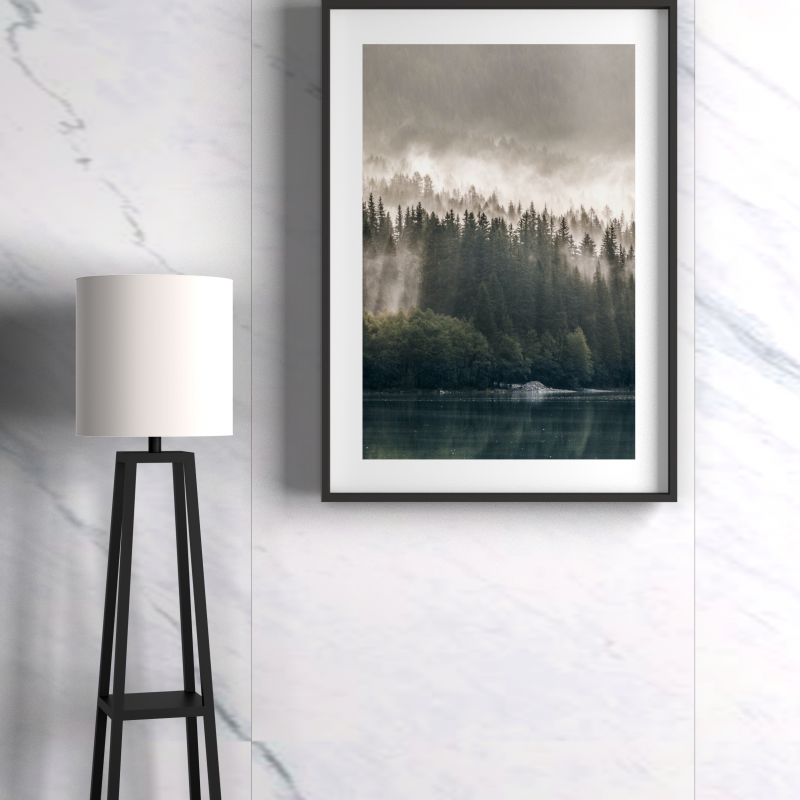 Scenery/Forest/Landscape Art Print. Wall Art, Home Decor, Trendy Abstract Art Print