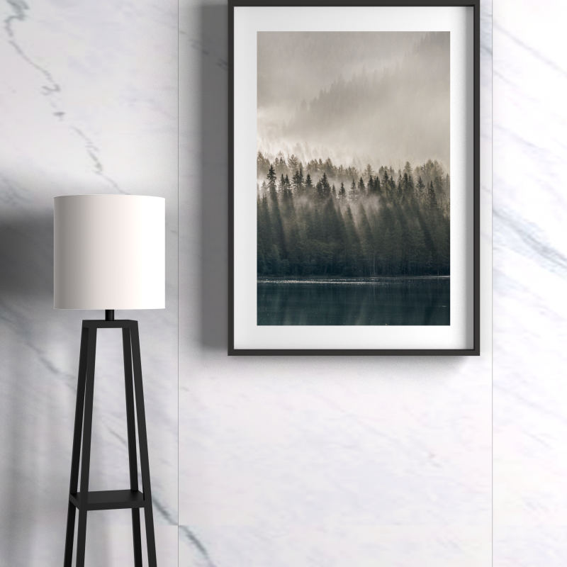 Scenery/Forest/Landscape Art Print. Wall Art, Home Decor, Trendy Abstract Art Print