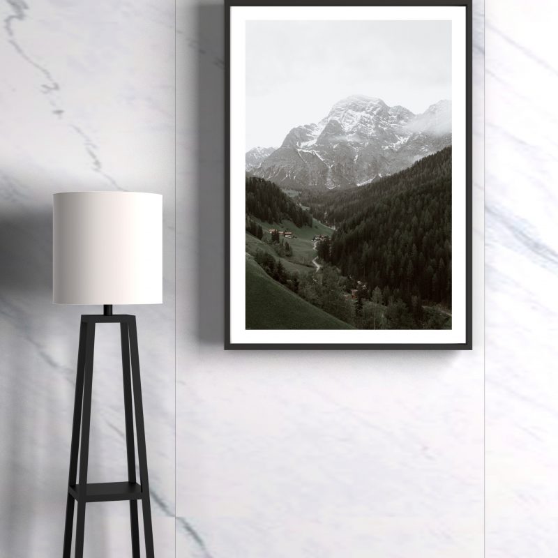 Scenery/Forest/Landscape Art Print. Wall Art, Home Decor, Trendy Abstract Art Print