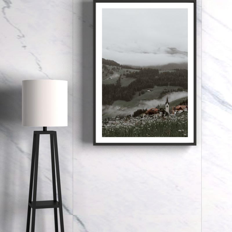 Scenery/Forest/Landscape Art Print. Wall Art, Home Decor, Trendy Abstract Art Print