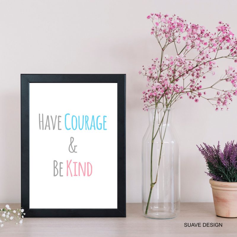 Disney Quote Print Inspiring Minimalist Wall Art Print