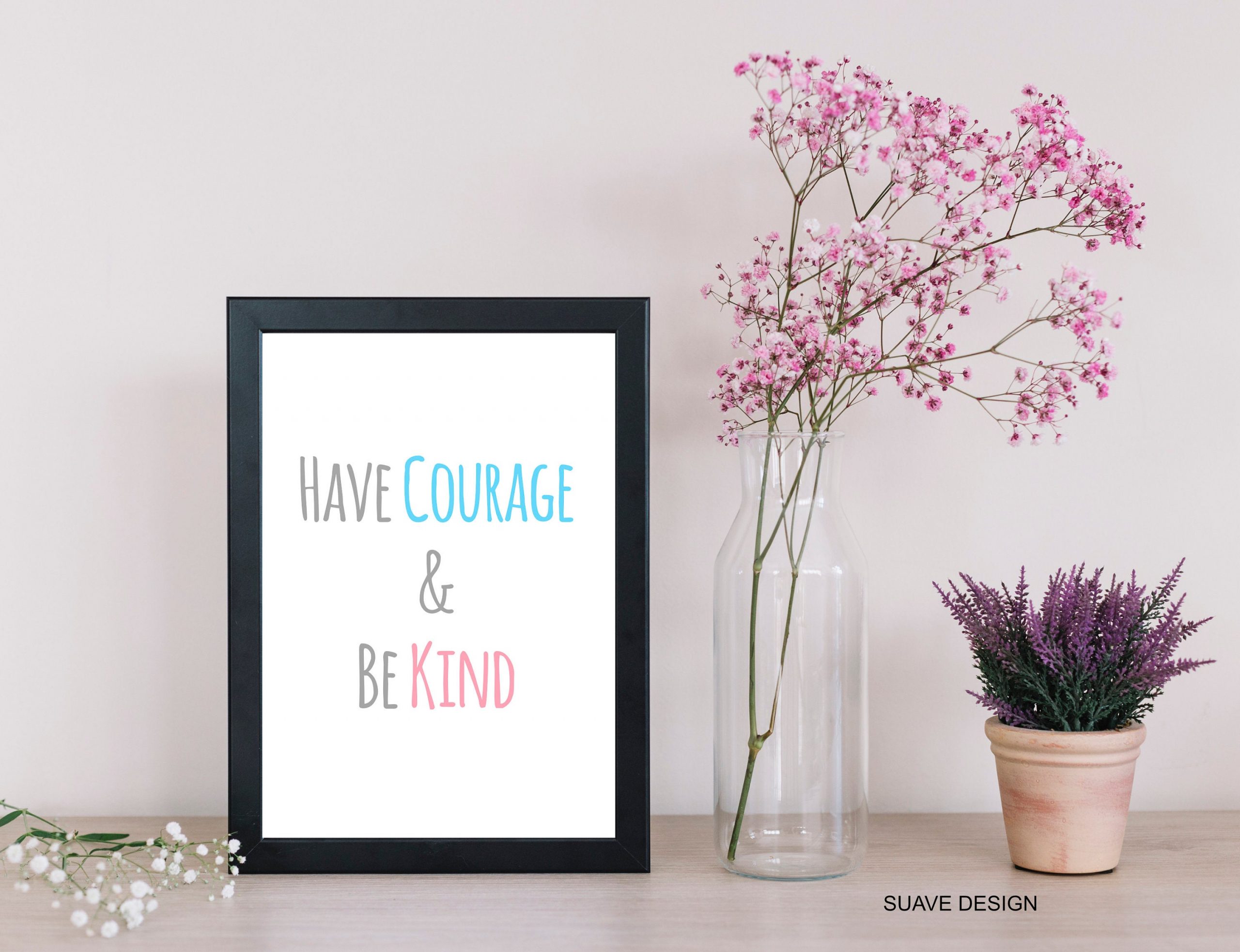 Disney Quote Print Inspiring Minimalist Wall Art Print