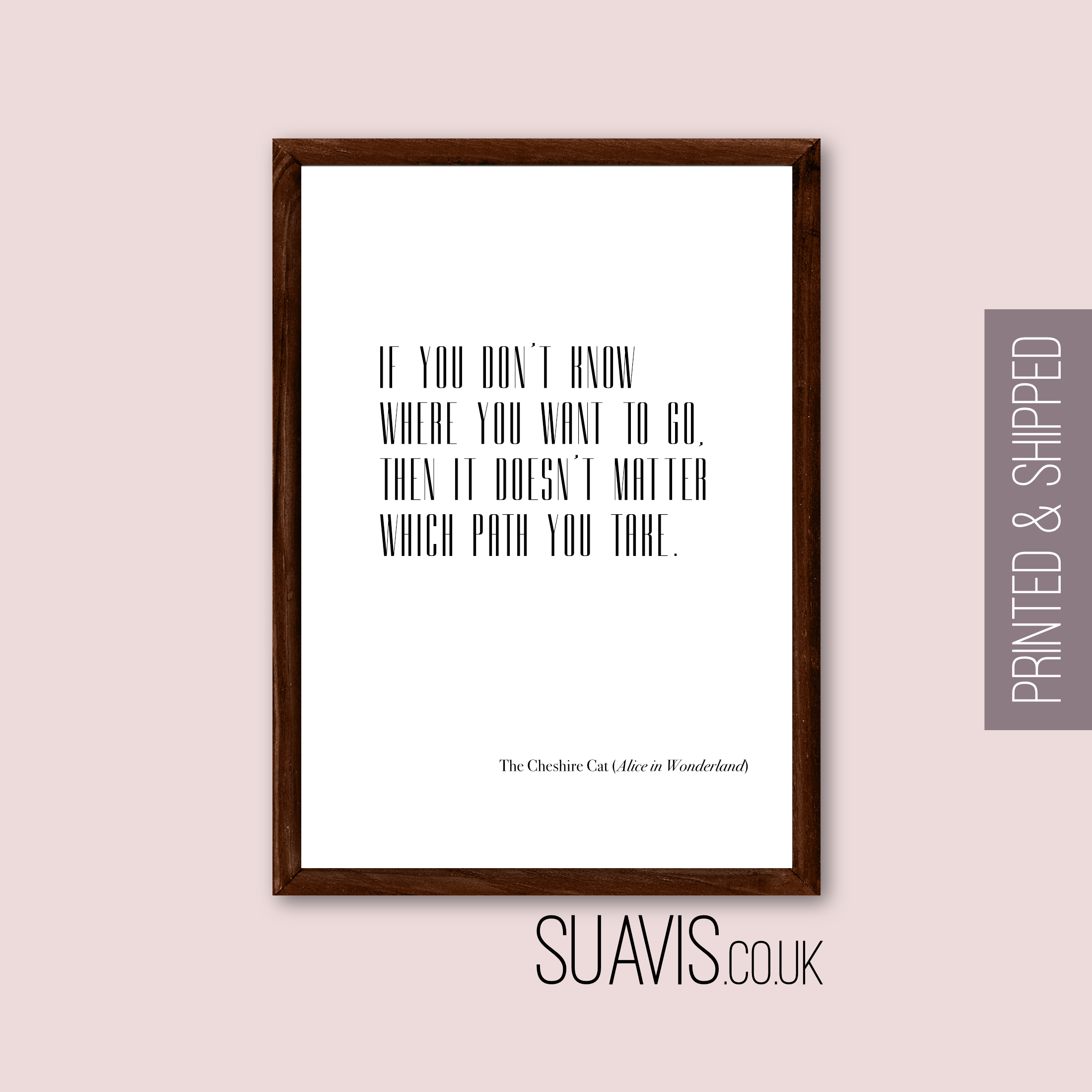 Disney Alice in Wonderland Quote Prints - Image 2