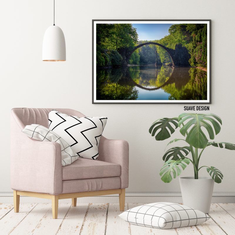 Rakotzbrücke Bridge in Gablenz, Saxony, Germany