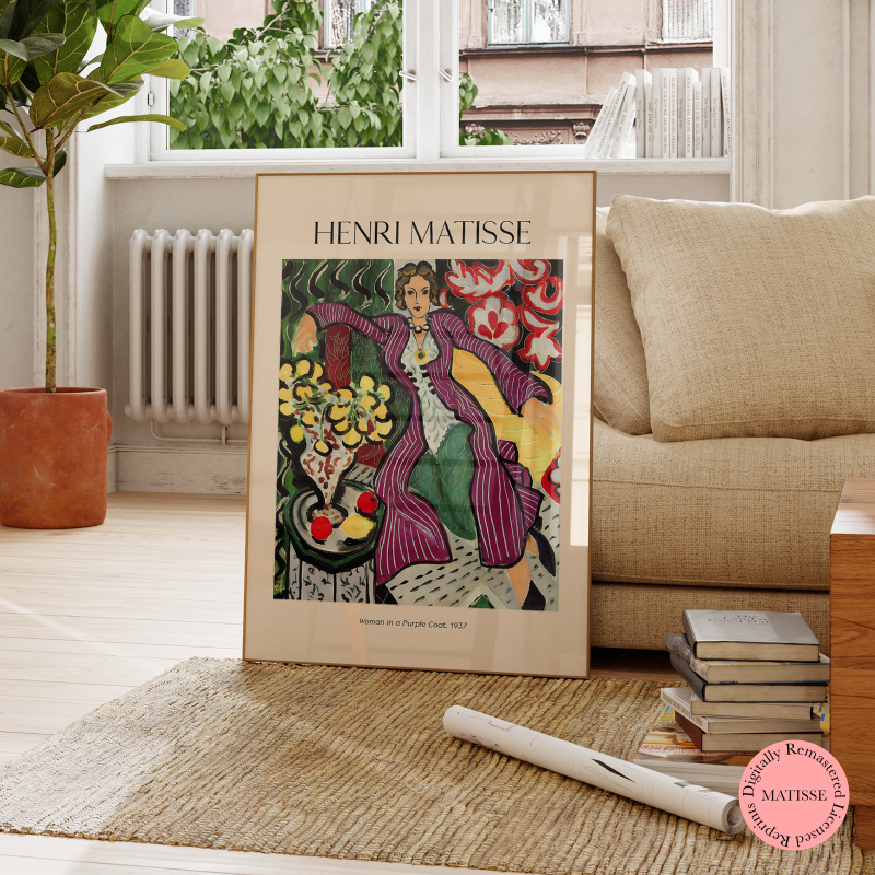 Matisse - Woman in a Purple Coat (1937)