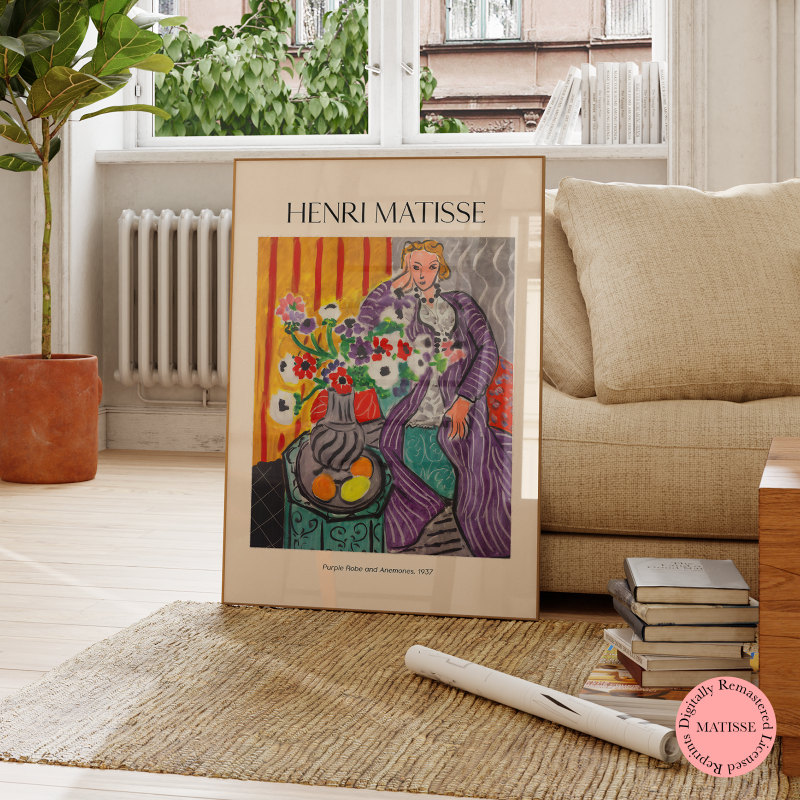 Matisse - Purple Robe and Anemones (1937)