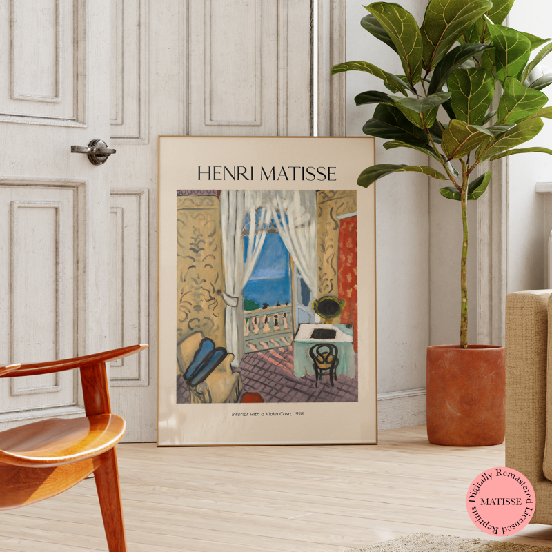 Matisse - Interior with a Violin Case (1918)