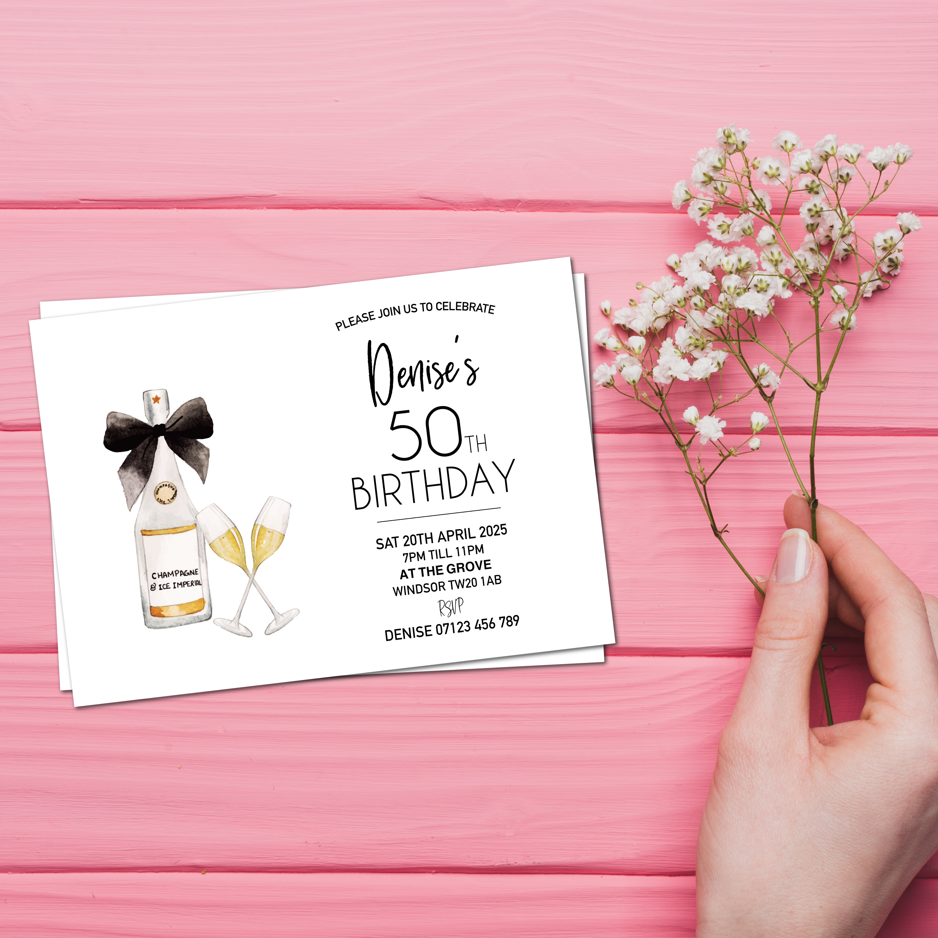 Birthday Party Invitations (pack of 12)