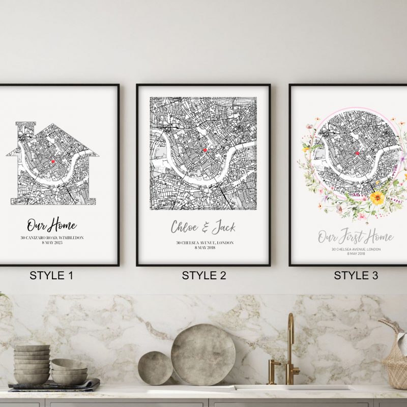 Personalised Prints/Housewarming Gifts