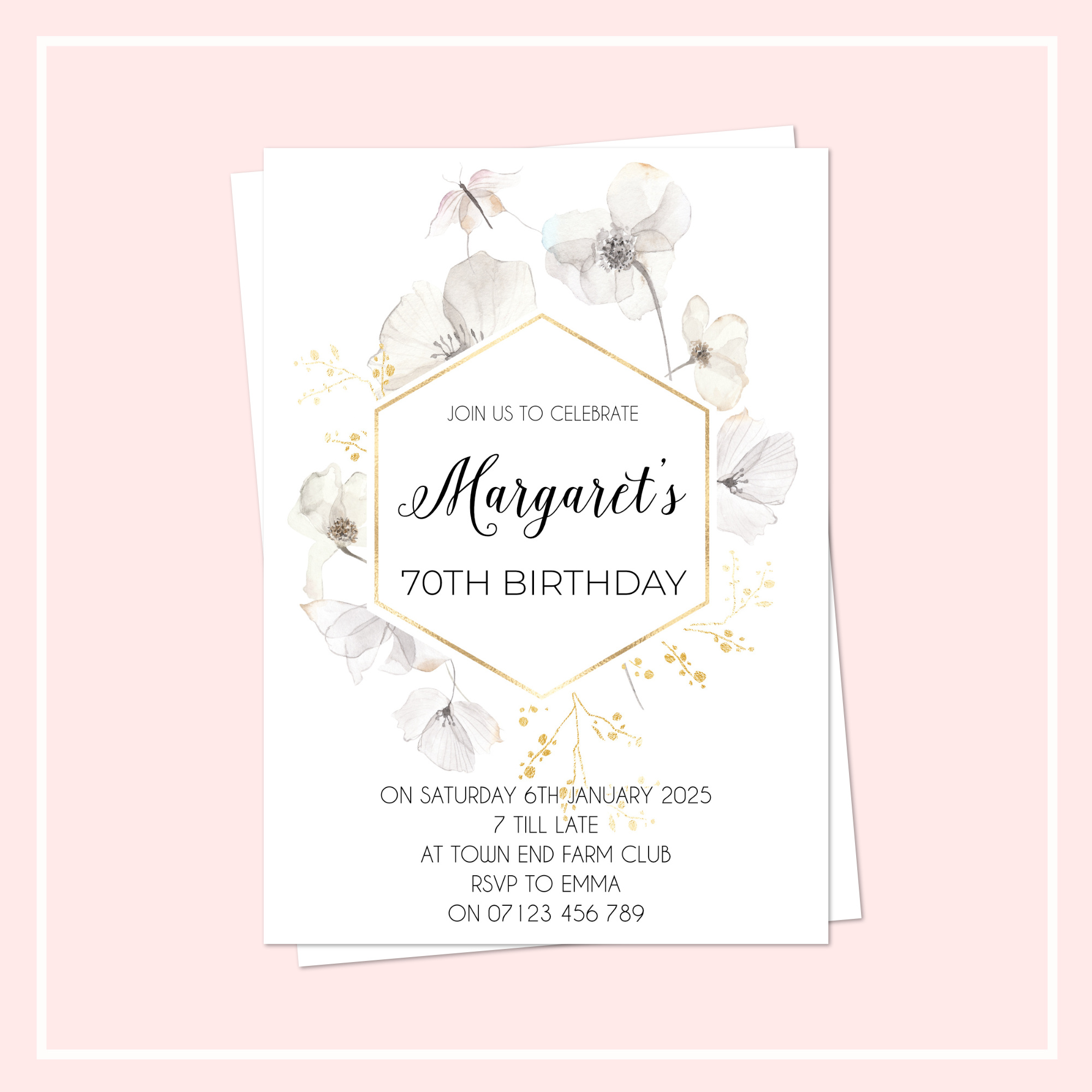 Birthday Party Invitations (pack of 12) - Image 2