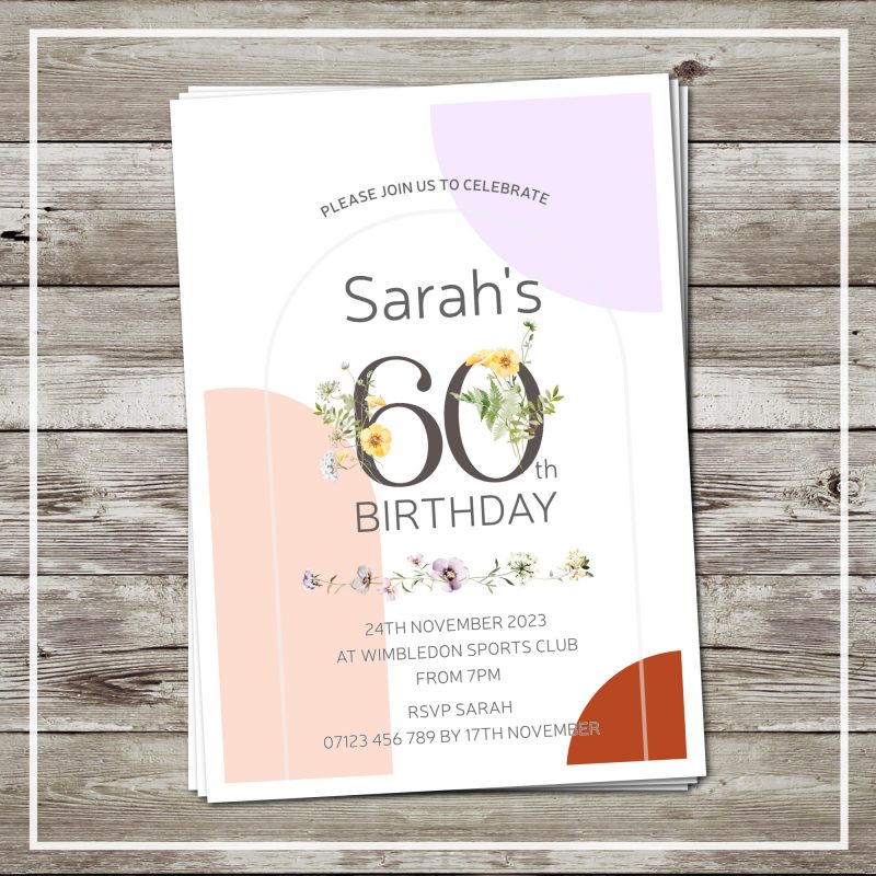 Birthday Party Invitations (pack of 12)