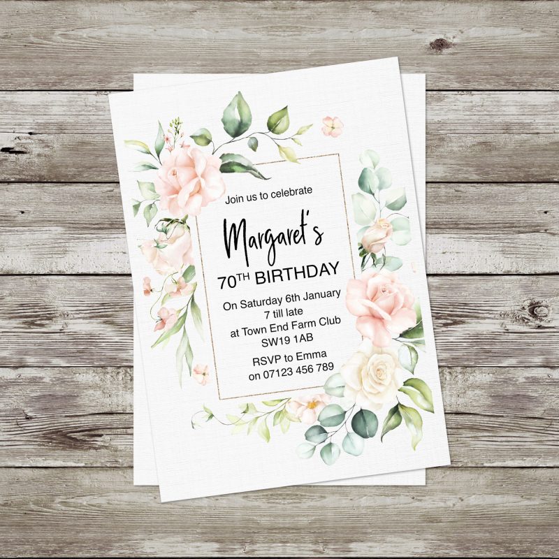 Birthday Party Invitations (pack of 12)