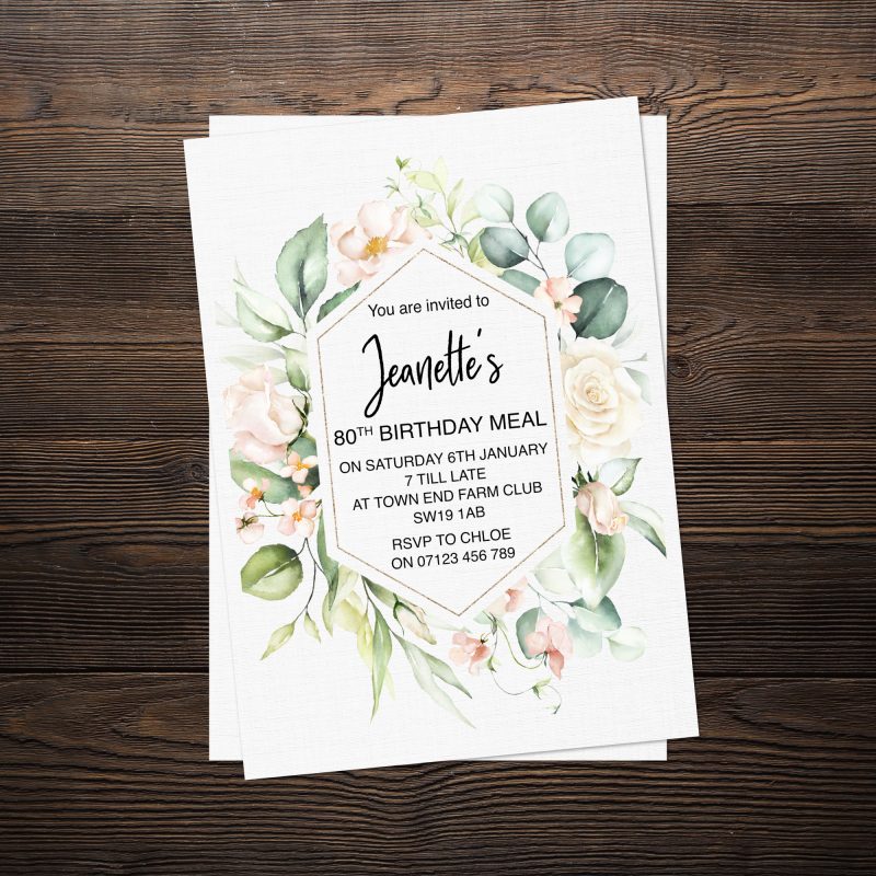 Birthday Party Invitations (pack of 12)