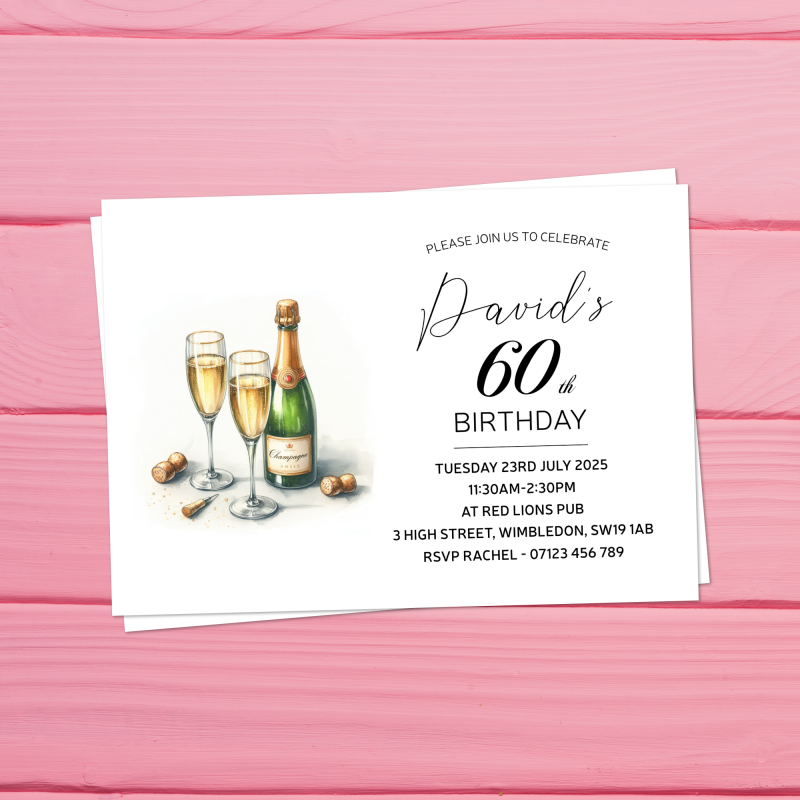 Birthday Party Invitations (pack of 12)